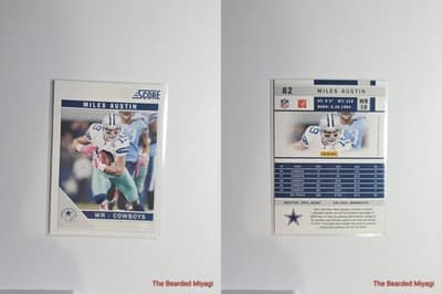 2011 Score Miles Austin #82 NM - Thumbnail 3