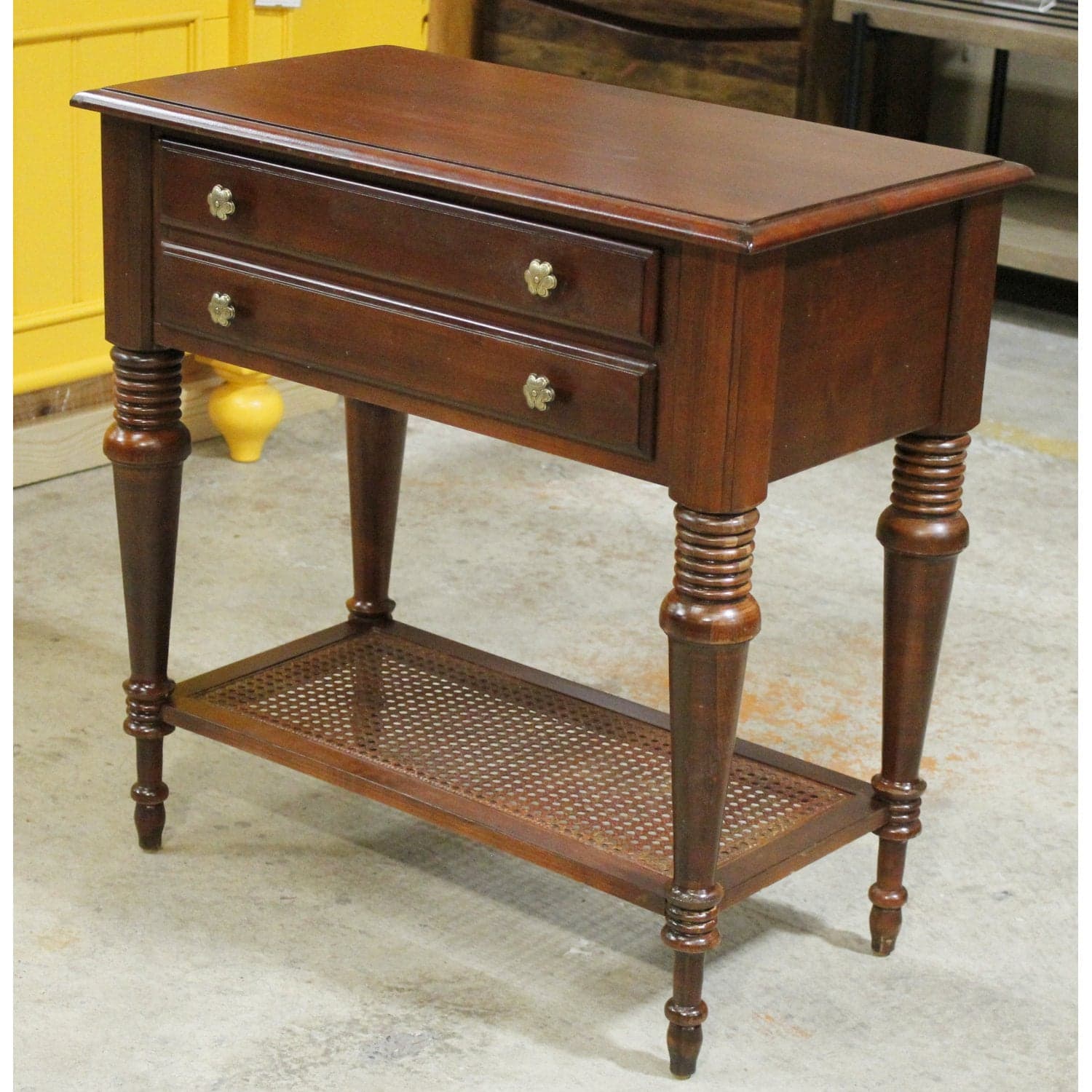 Ethan Allen "Old World Treasures" Nightstand - Mahogany Finish - Thumbnail 5