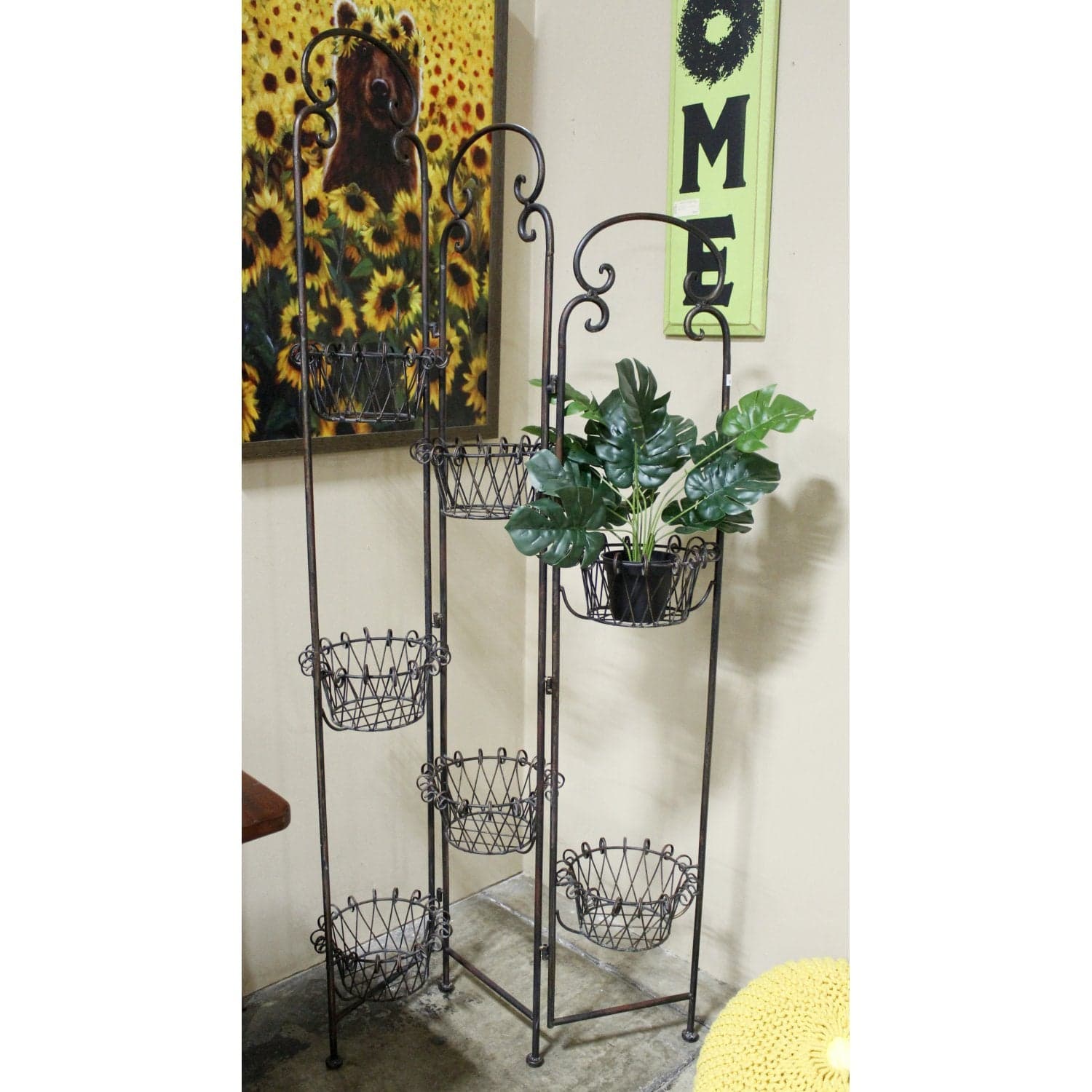 Metal Plant Stand Room Divider - Thumbnail 2