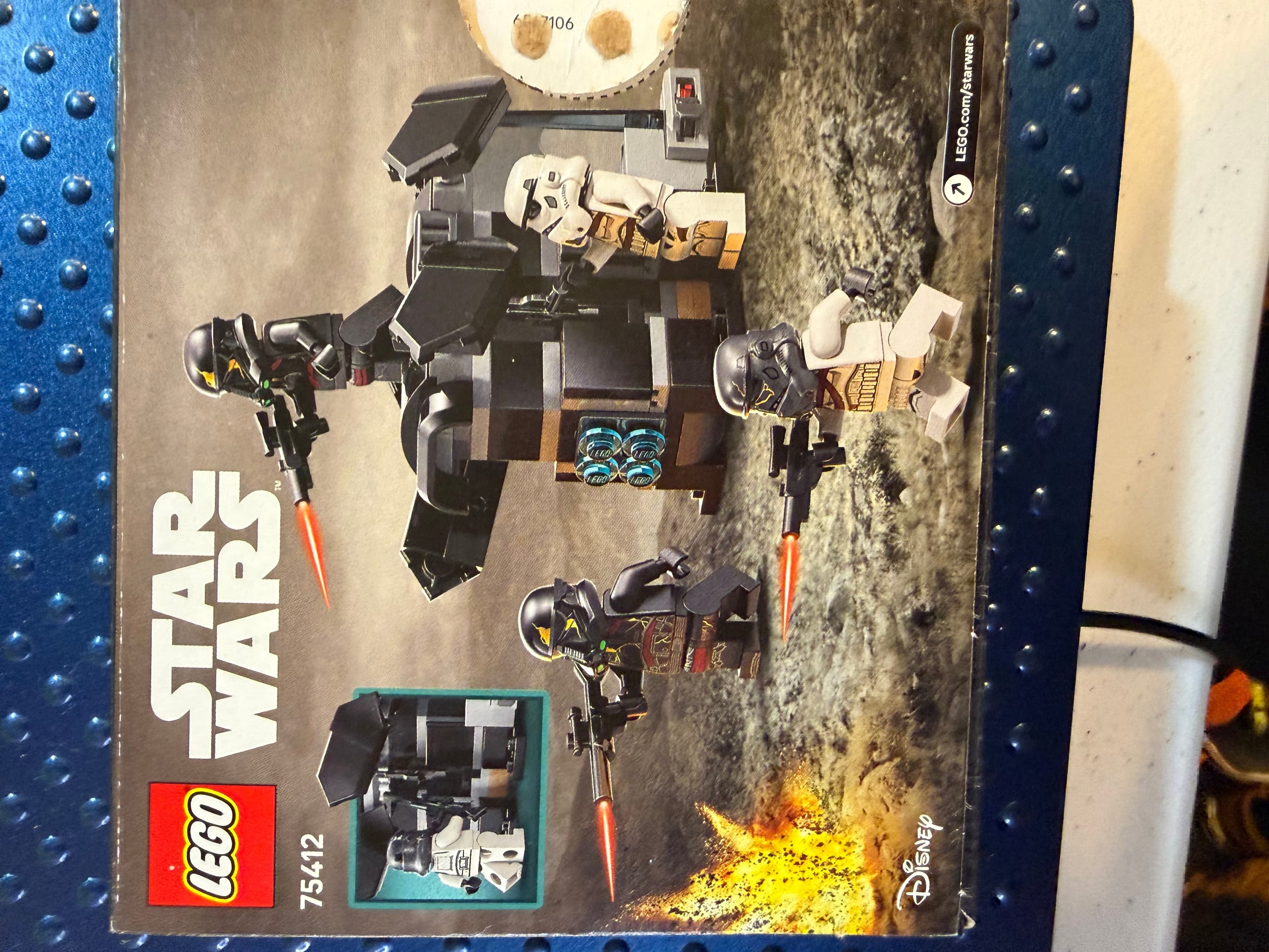 LEGO Star Wars 75412 Death/Night Trooper Dropship Build Only No Figs - Thumbnail 2