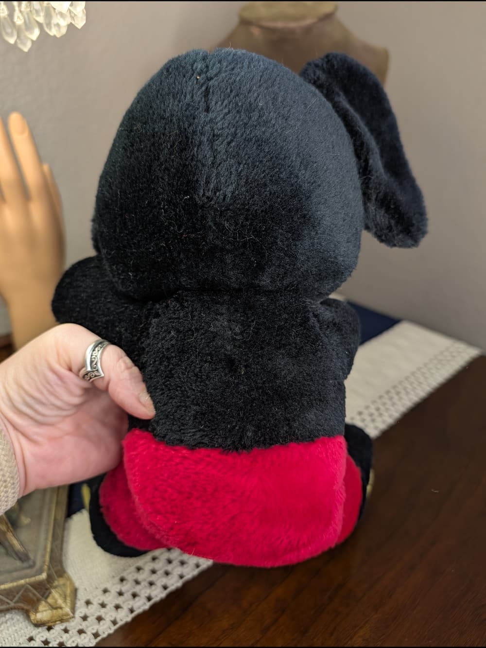 Vintage Walt Disney Mickey Mouse Plush Stuffed Animal Toy 14" - Thumbnail 7
