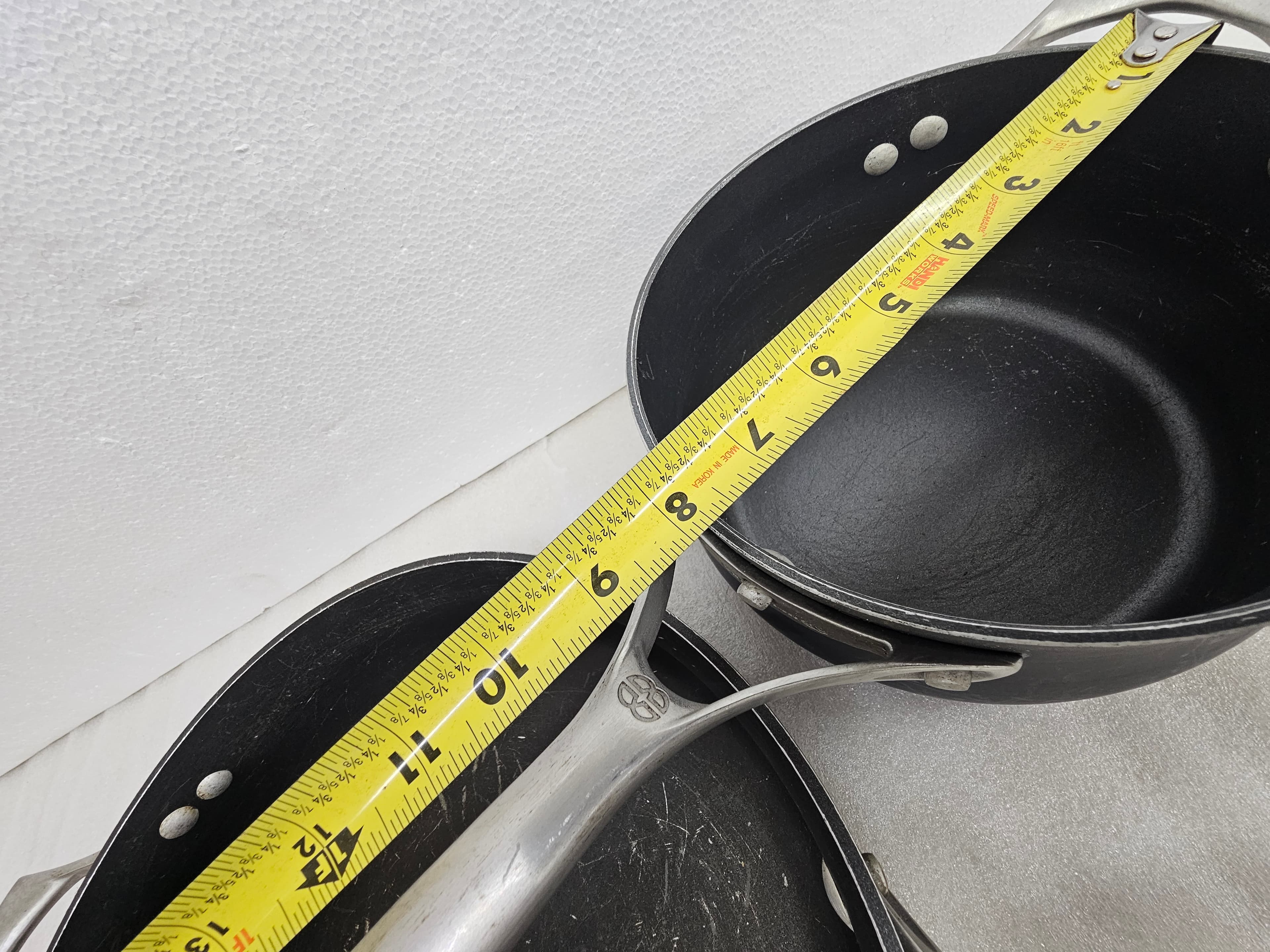 Calphalon Unison Nonstick Fry Pan 12" & saucepan 8" - Thumbnail 7