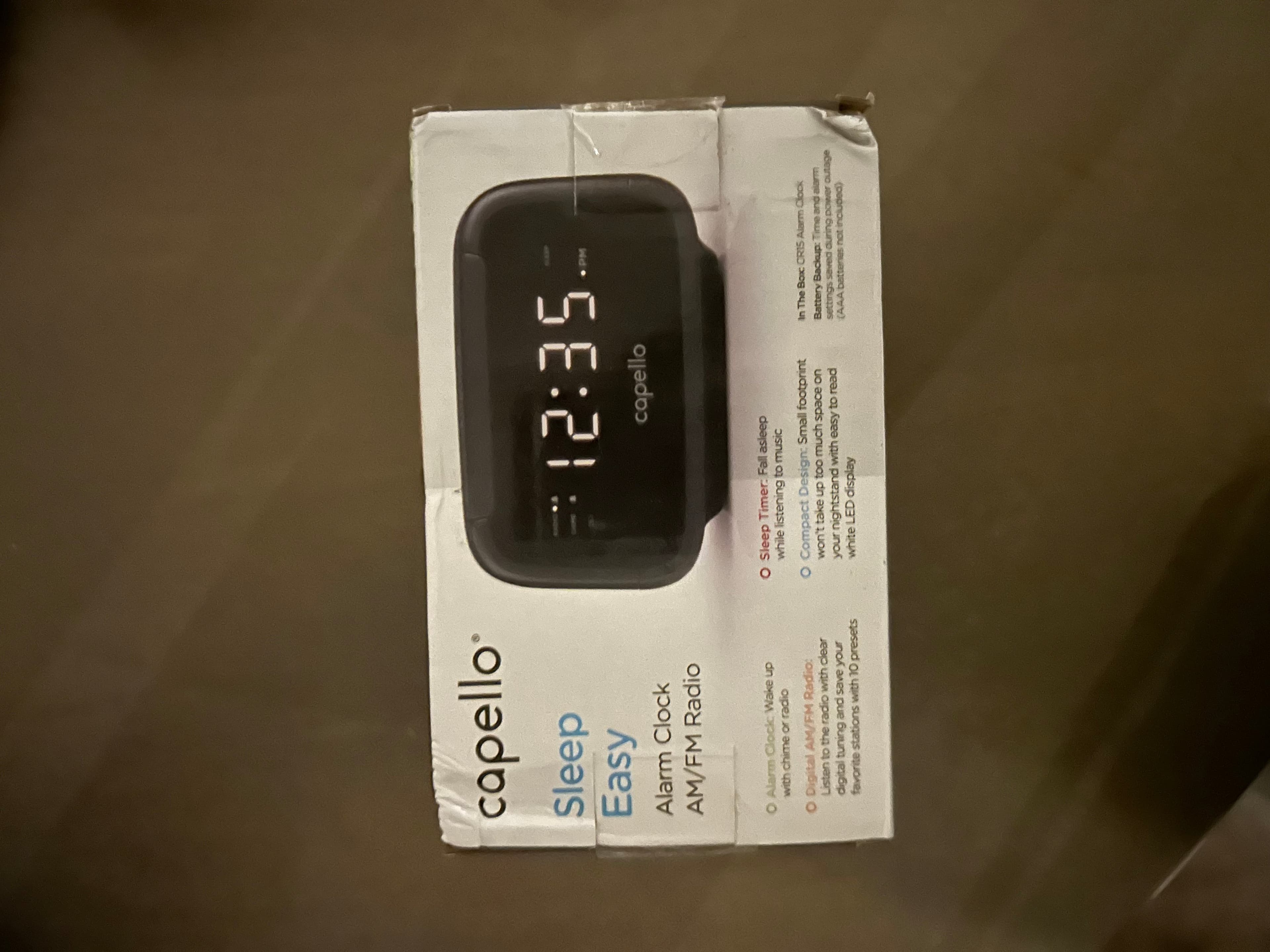 Capello Sleep Easy Alarm Clock with AM/FM Radio - Thumbnail 2
