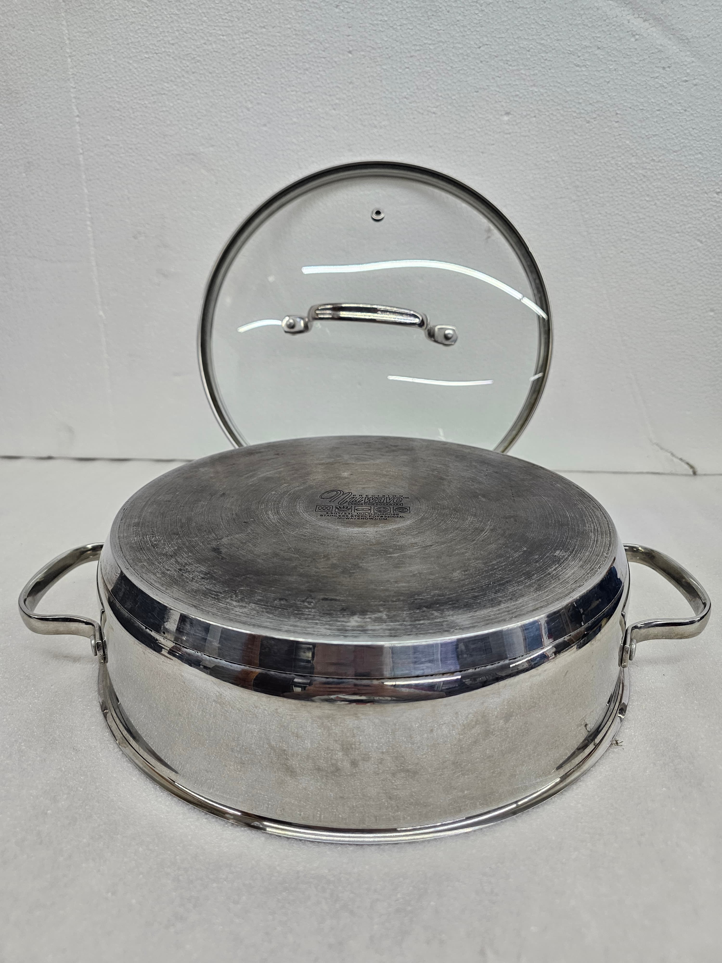 NuWave 3.5 Qt Stainless Steel Induction Cookware Pot - Thumbnail 7