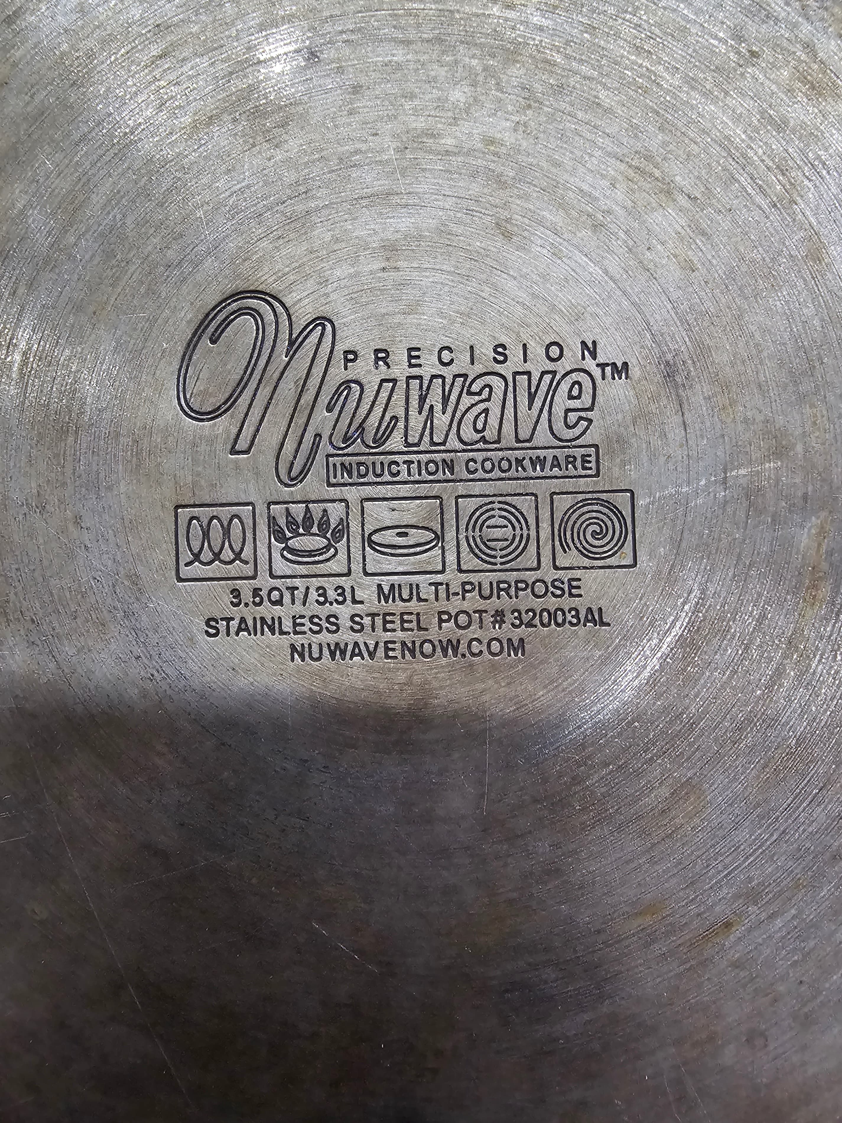NuWave 3.5 Qt Stainless Steel Induction Cookware Pot - Thumbnail 2