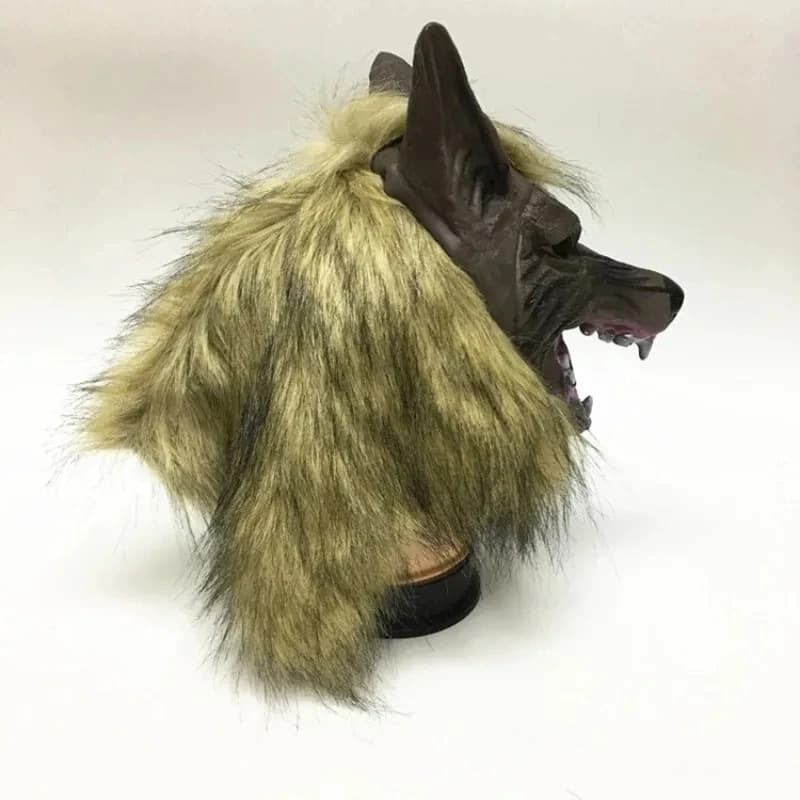 3 Pcs Beast Werewolf Costume Party Mask Wolf Gloves Cosplay For Women Men Scary - Thumbnail 6