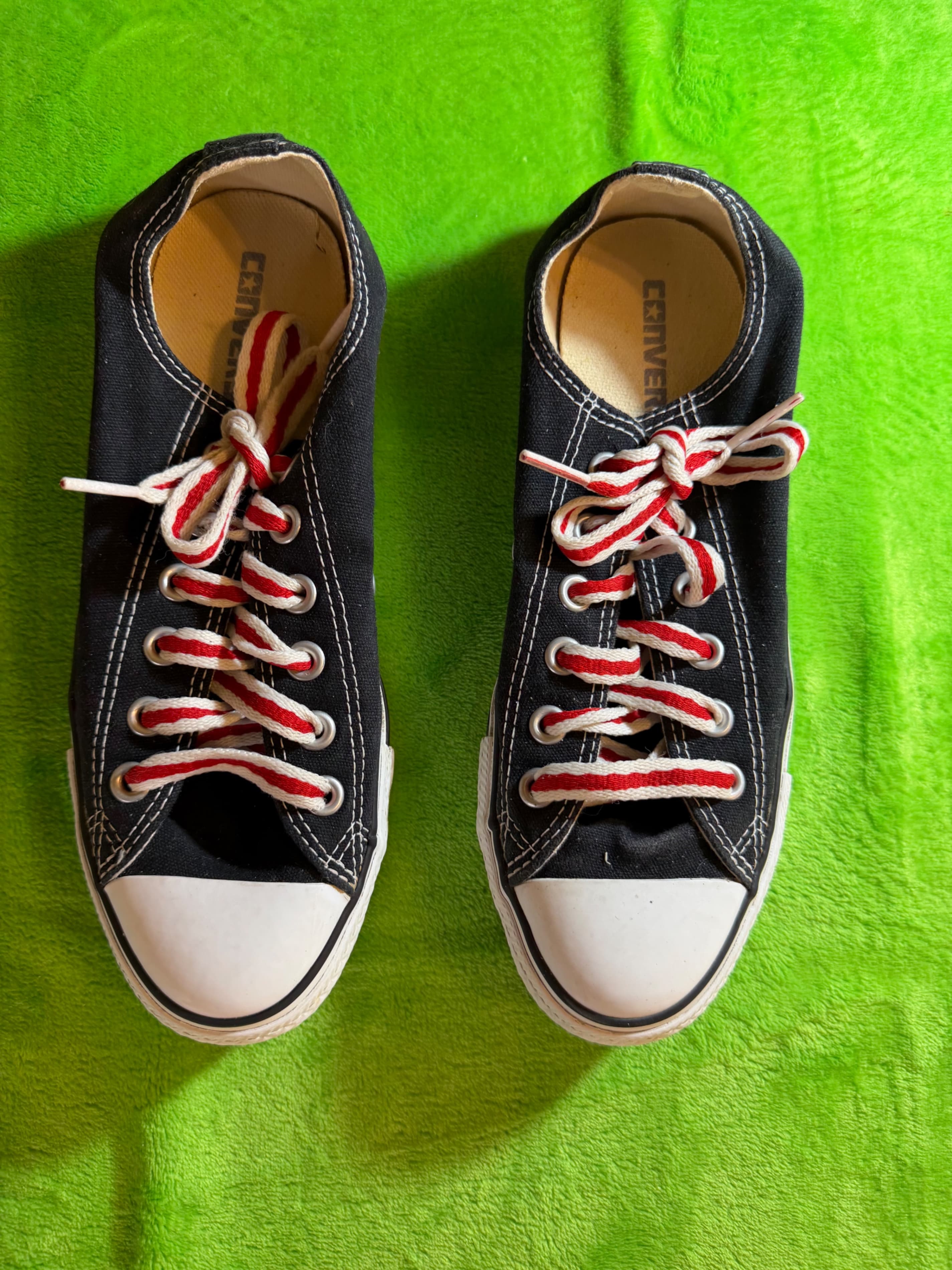 Converse Chuck Taylor All Star OX Low Black Mens 6 Womens 8 - Thumbnail 2