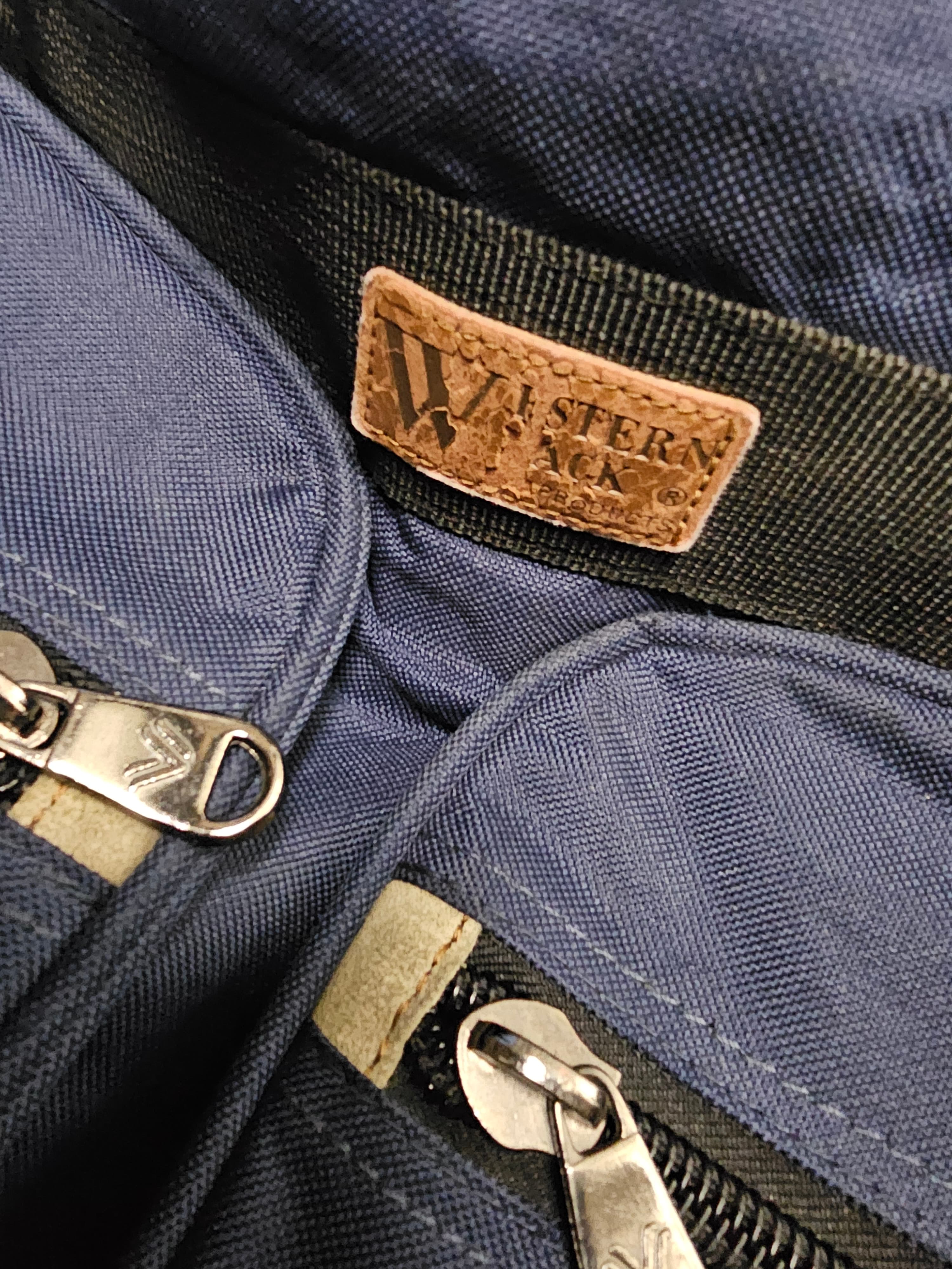 Western Pack Blue Duffel Bag with Multiple Compartments - Thumbnail 2
