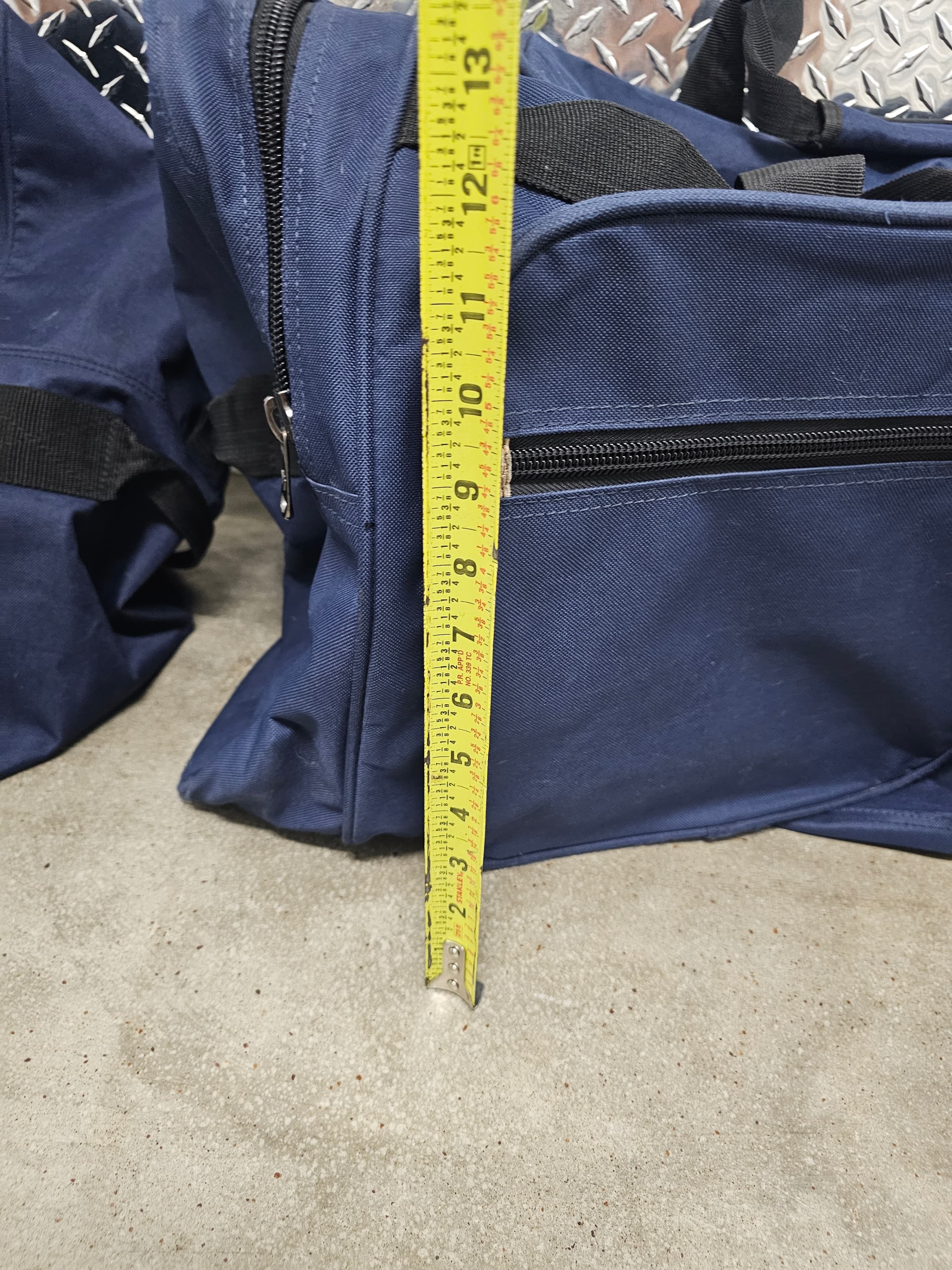 Western Pack Blue Duffel Bag with Multiple Compartments - Thumbnail 5