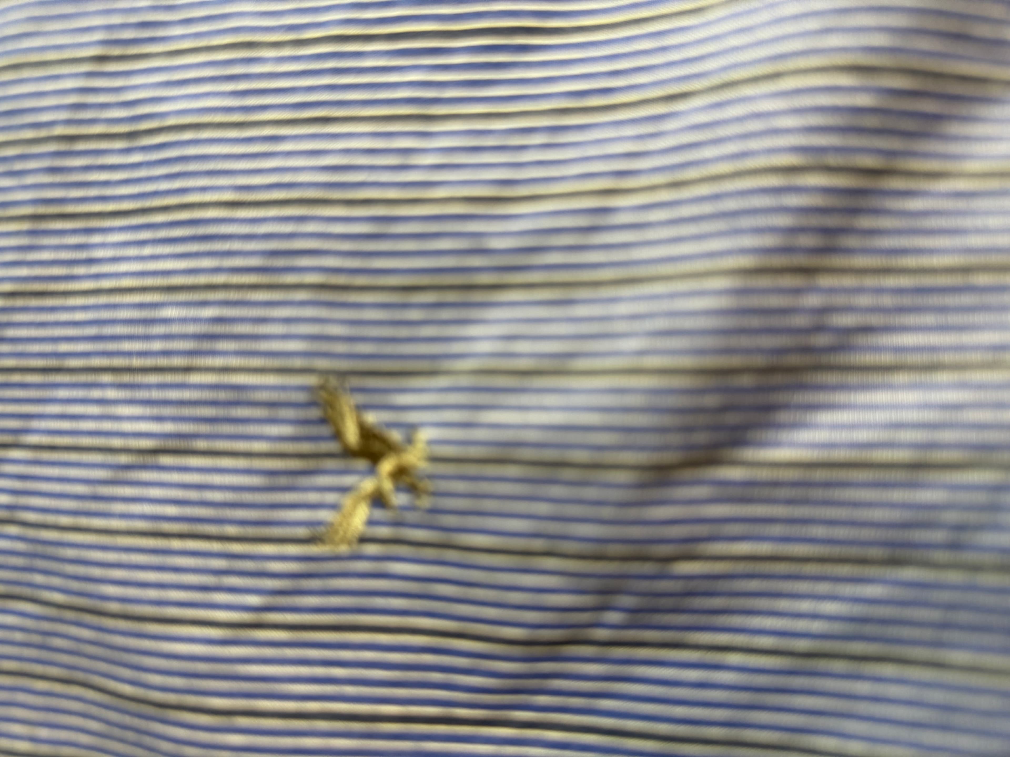 American Eagle Outfitters Slim Fit LS Button Down Shirt Mens XXL Blue Stripe - Thumbnail 6