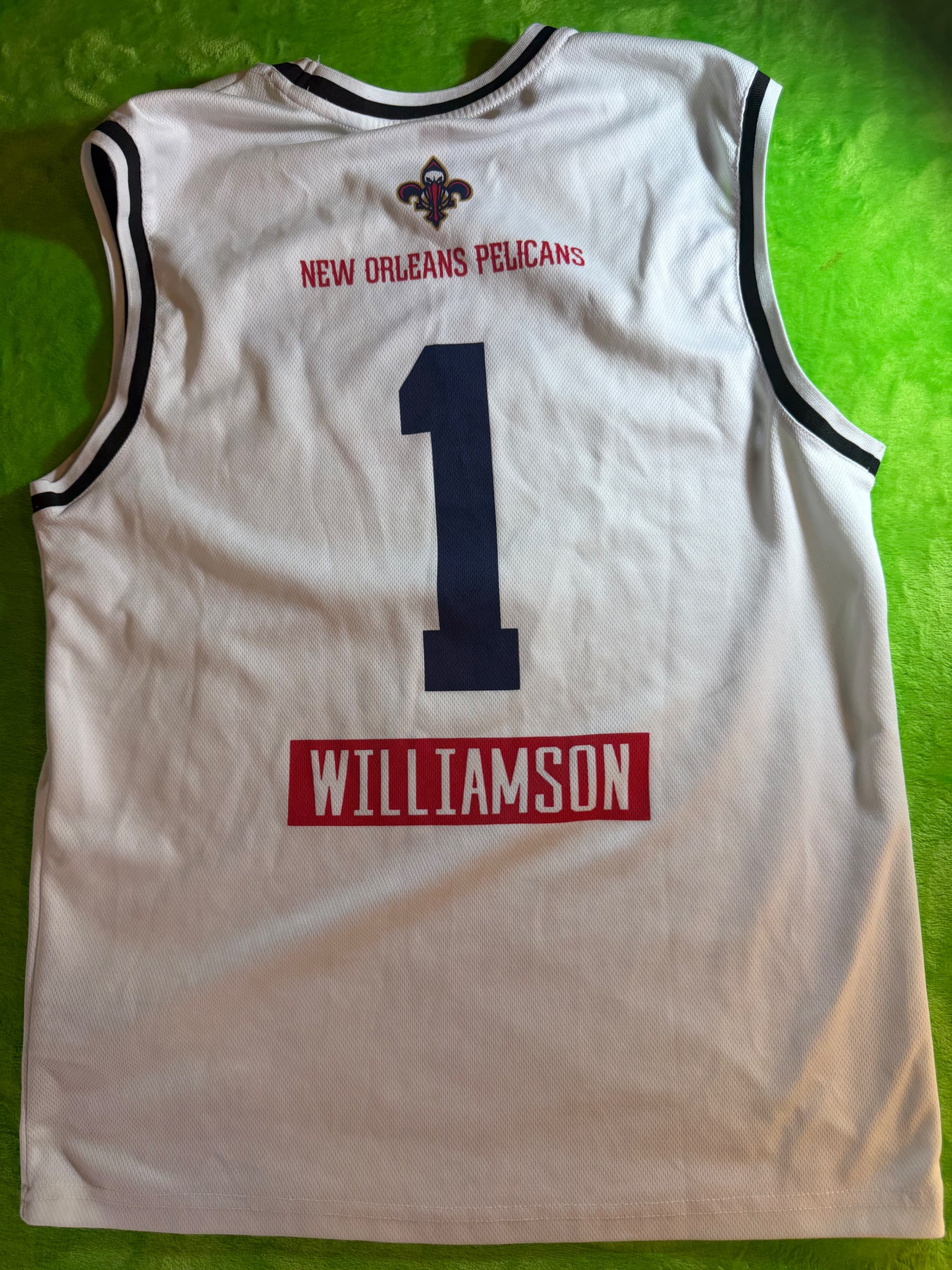 Zion Williamson #1 New Orleans Pelicans NBA Jersey Mens Medium White - Thumbnail 2