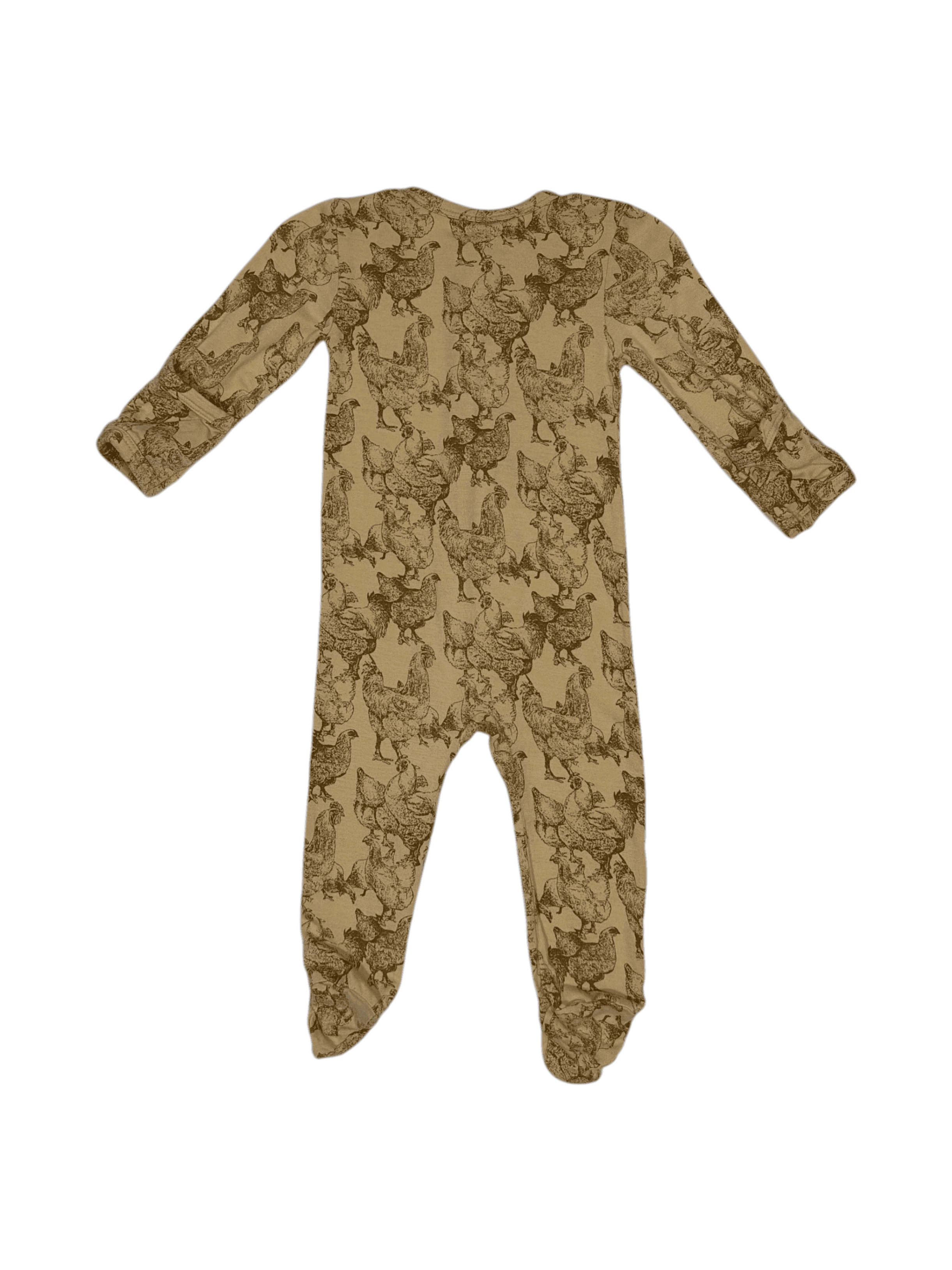 Kate Quinn size 3-6 months chicken/rooster print sleeper - Thumbnail 2