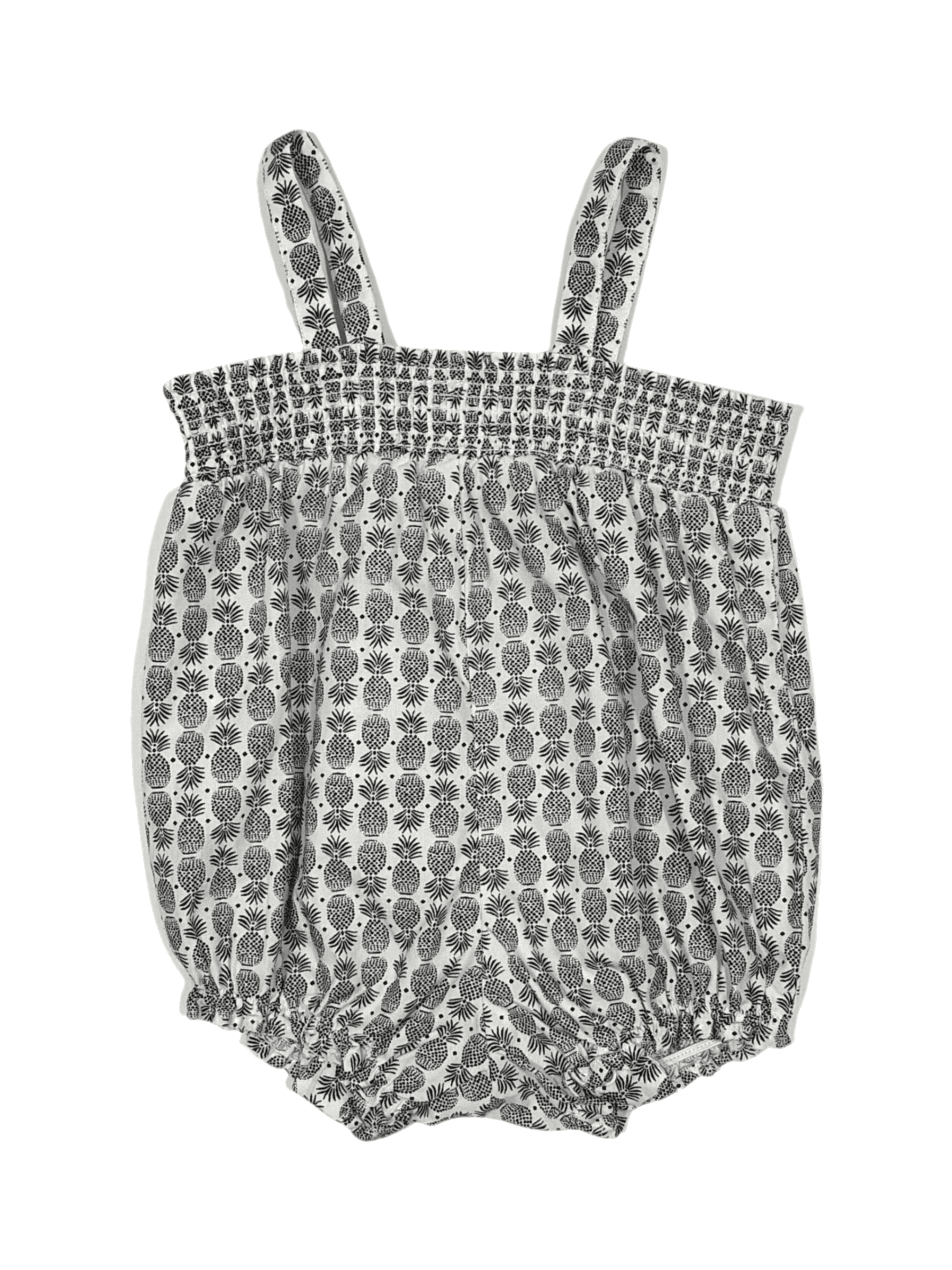 Janie and Jack size 0-3 months pineapple bubble romper - Thumbnail 2