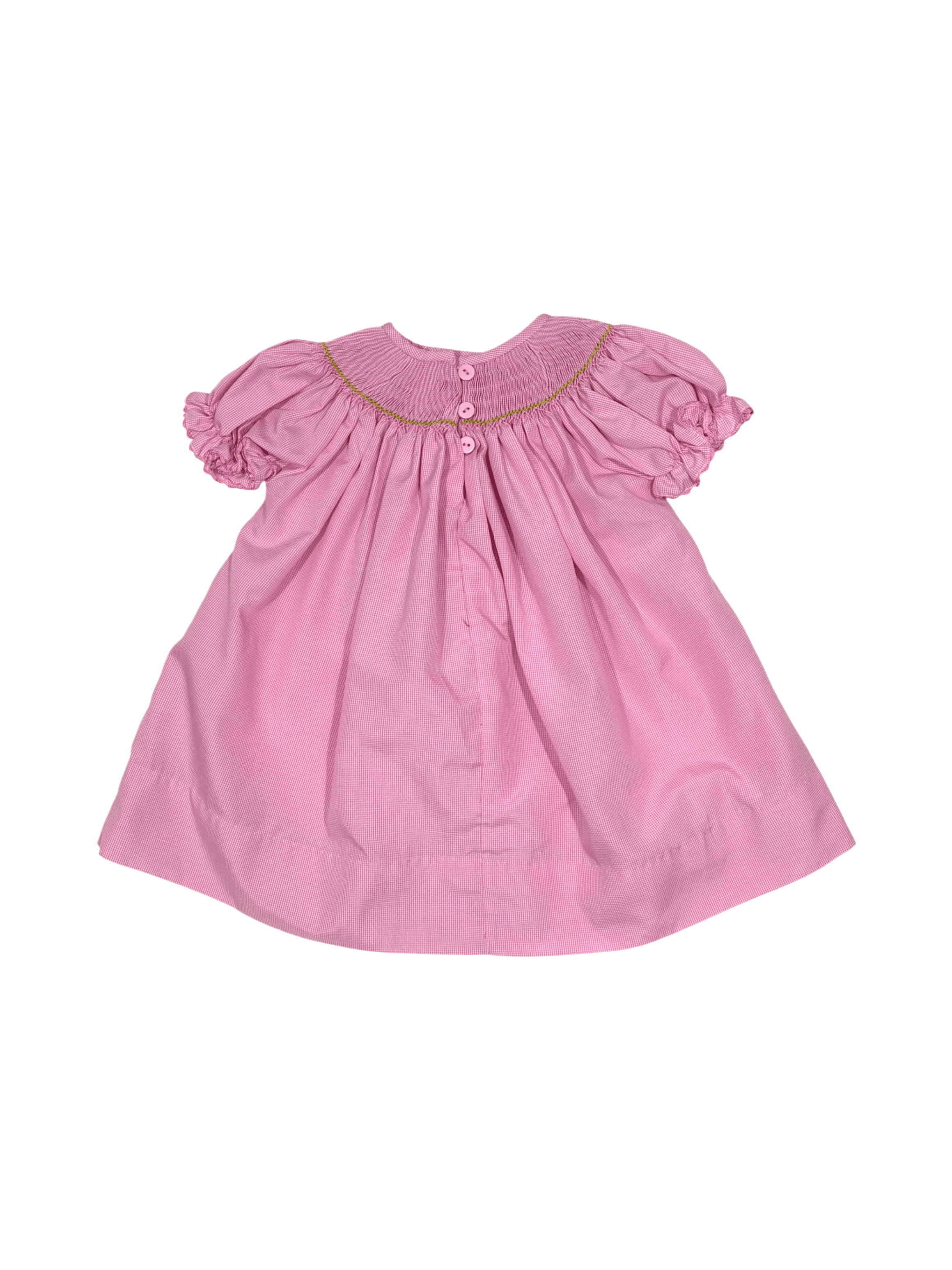Babeeni size 3 months hand smocked puppy dog dress pink - Thumbnail 2