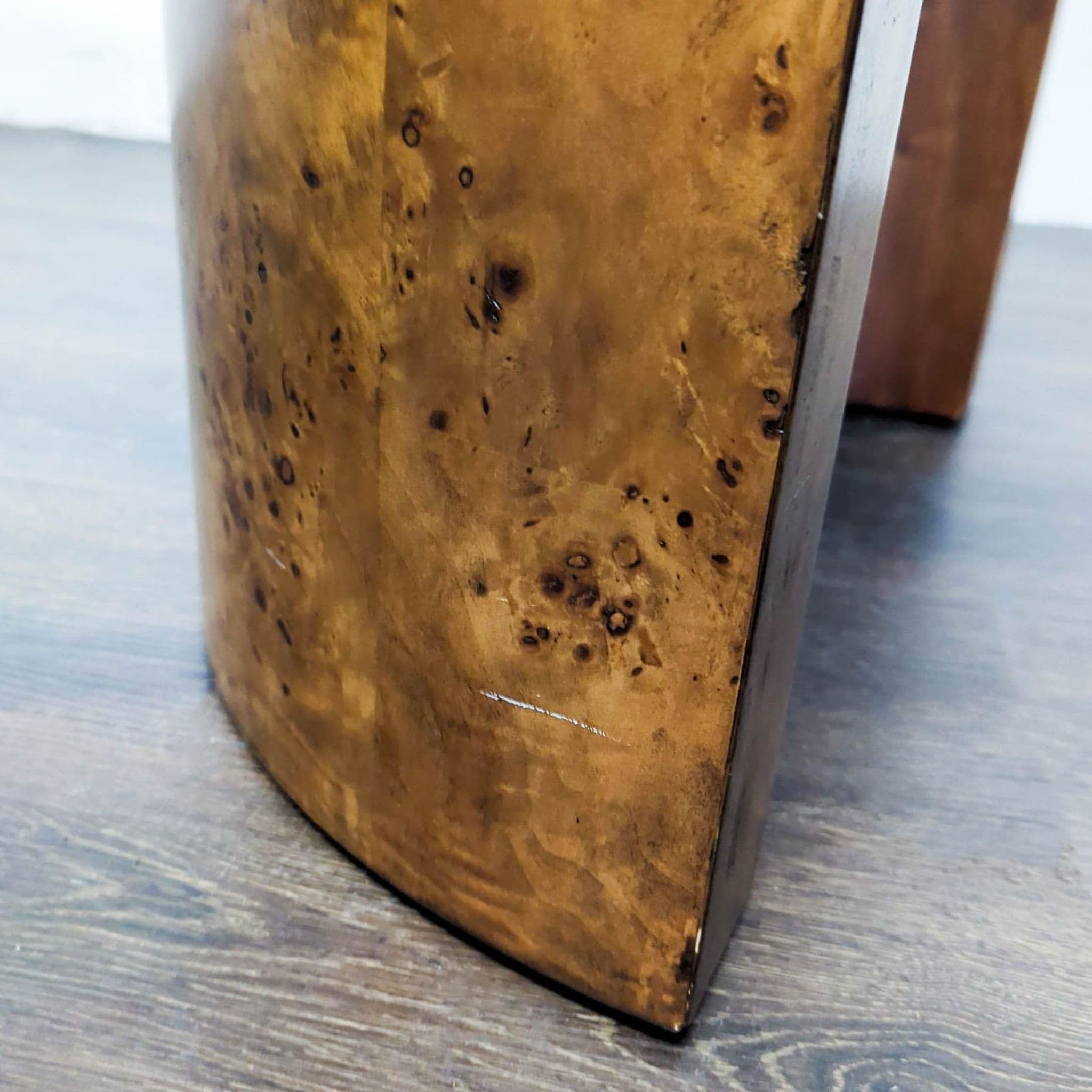 Frontgate Three-Piece Burlwood Veneer Coffee Table - Thumbnail 3