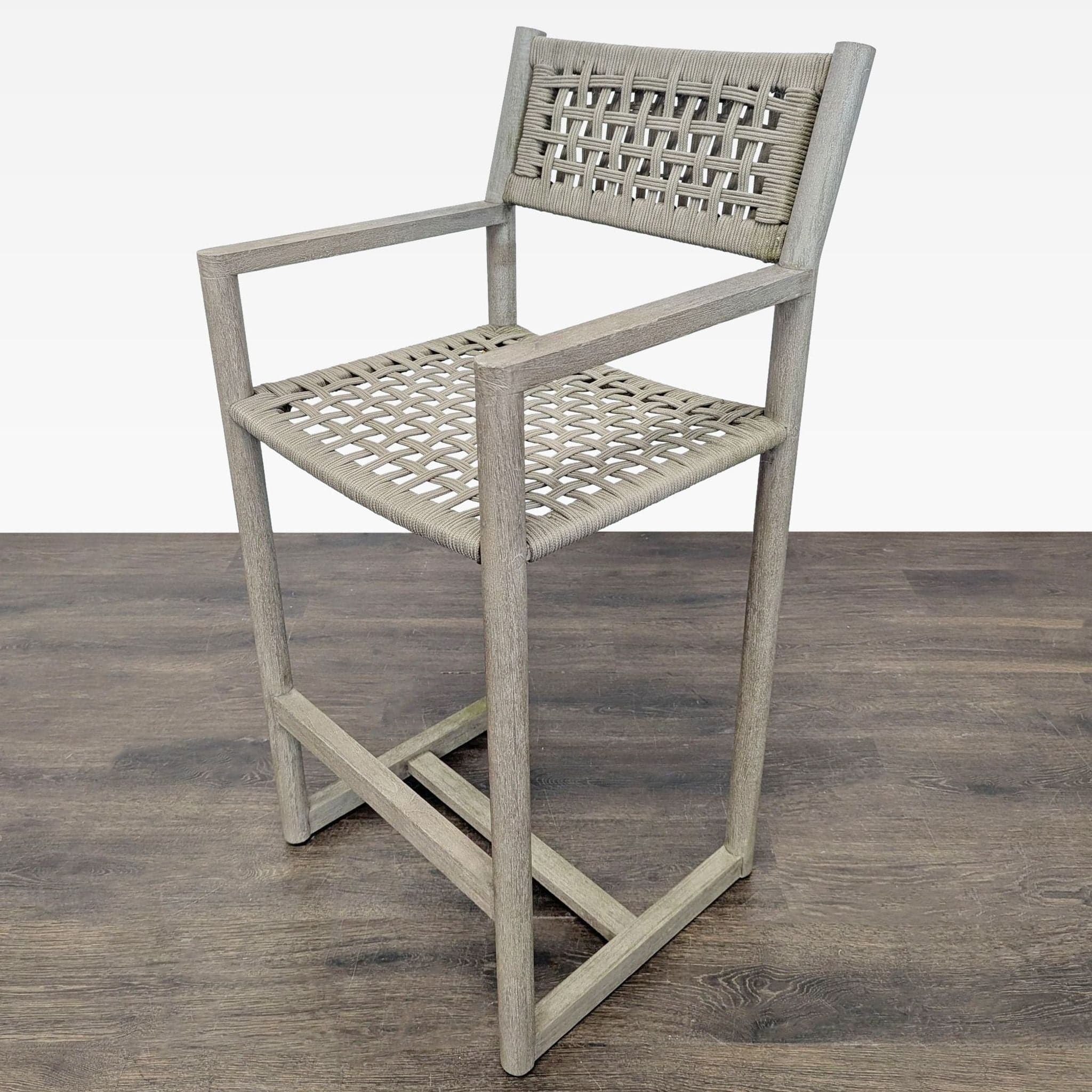 Restoration Hardware Bondi Teak Counter Stool - Thumbnail 3