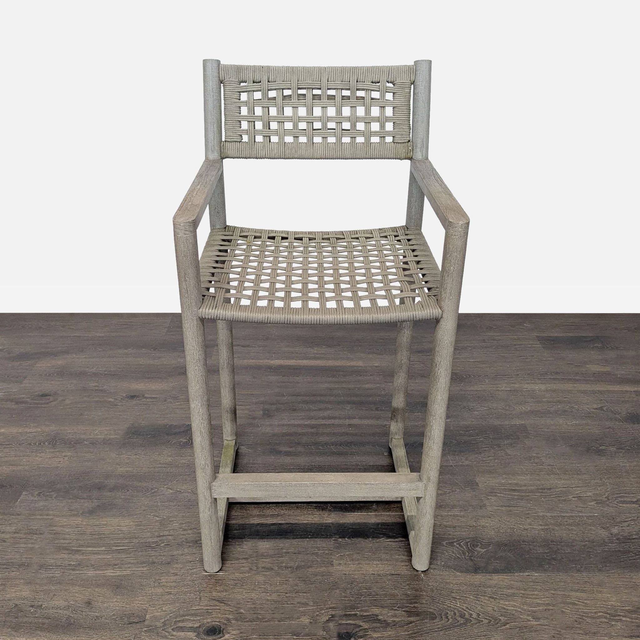 Restoration Hardware Bondi Teak Counter Stool - Thumbnail 4