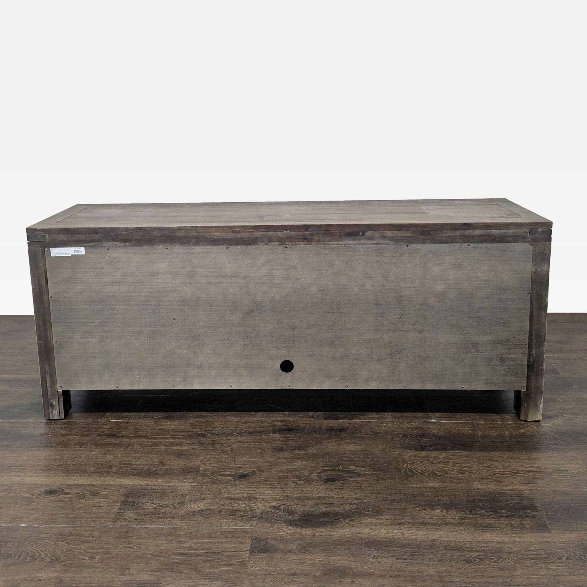 Macy's Rustic Wood Media Console - Thumbnail 4