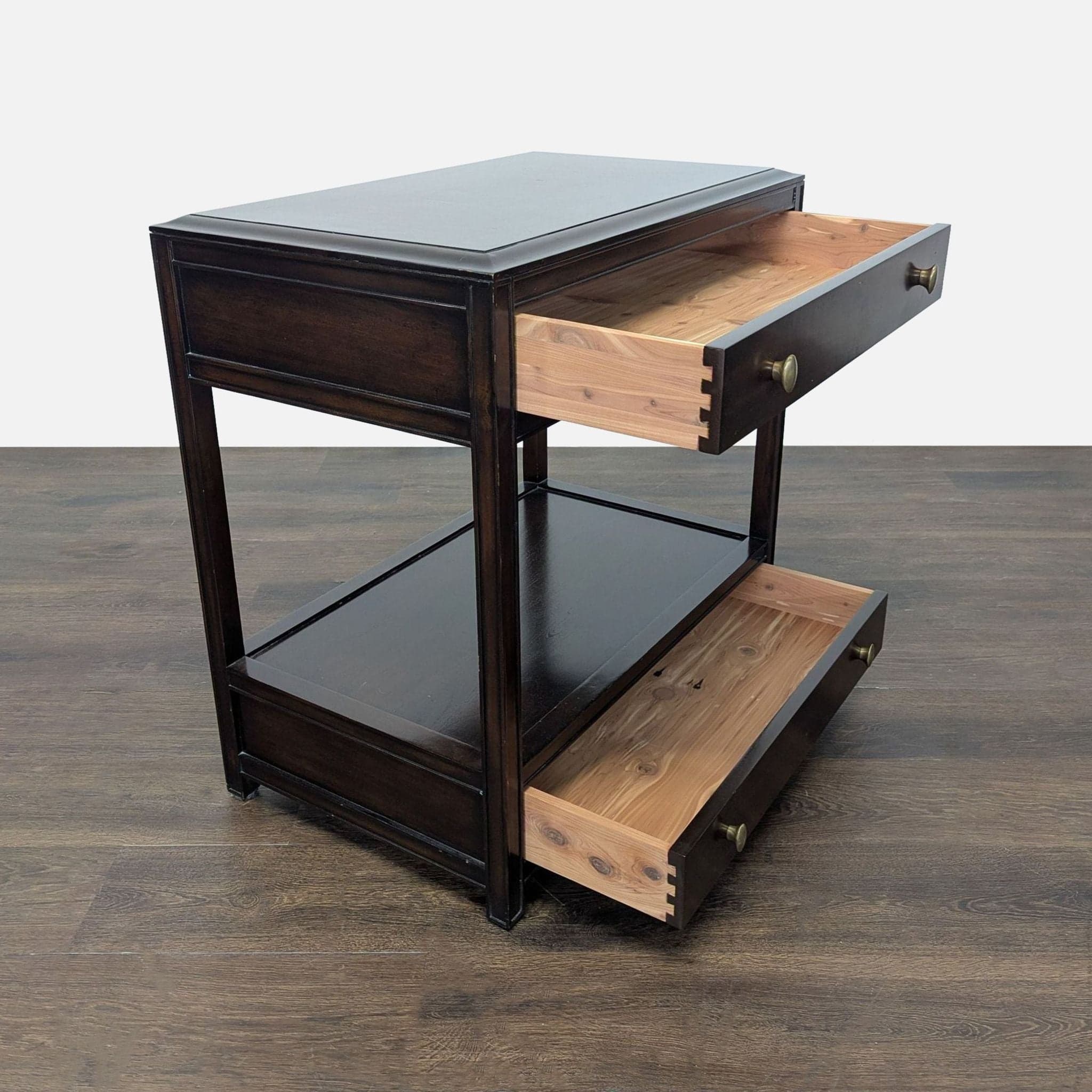 Restoration Hardware Two Drawer Nightstand - Thumbnail 2