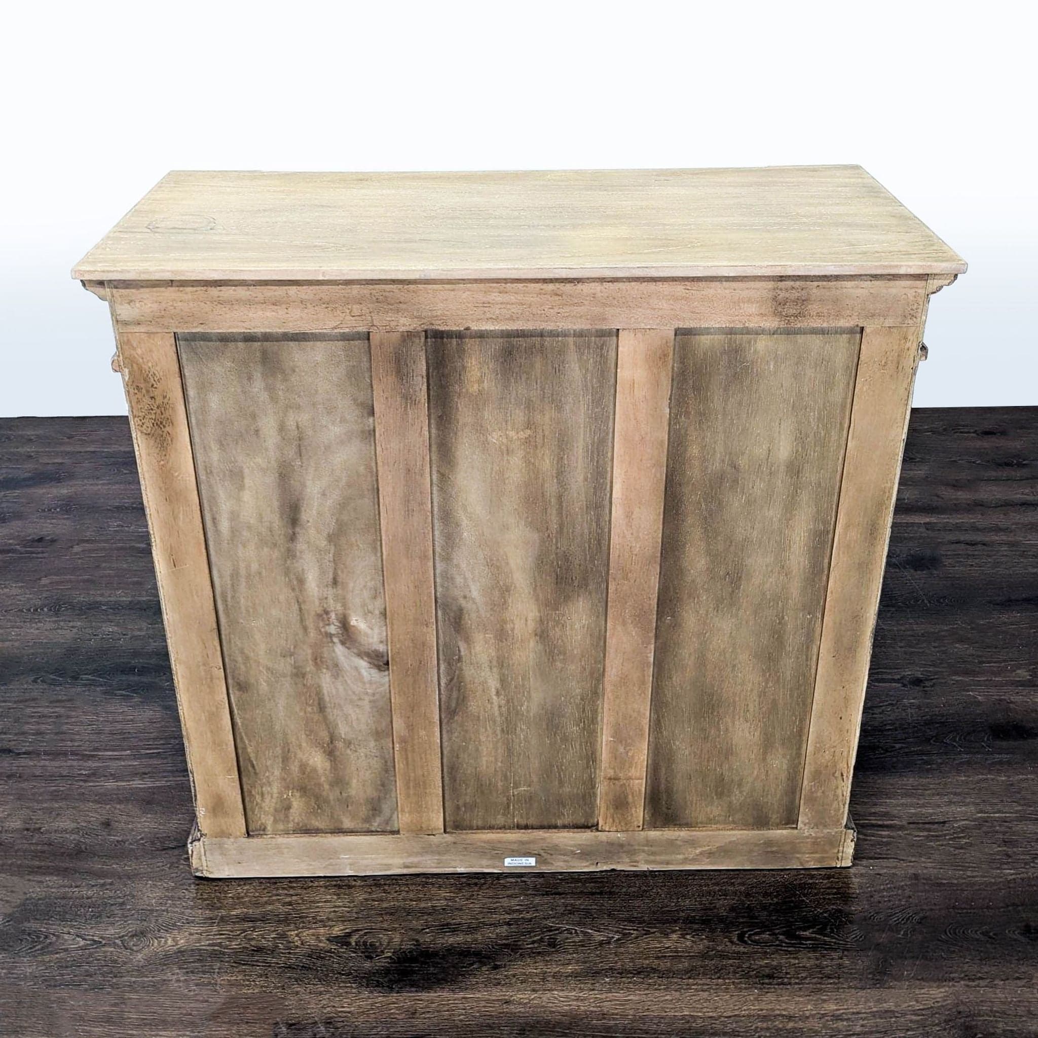 Two Door Cabinet with Molded Designs on Doors - Thumbnail 6