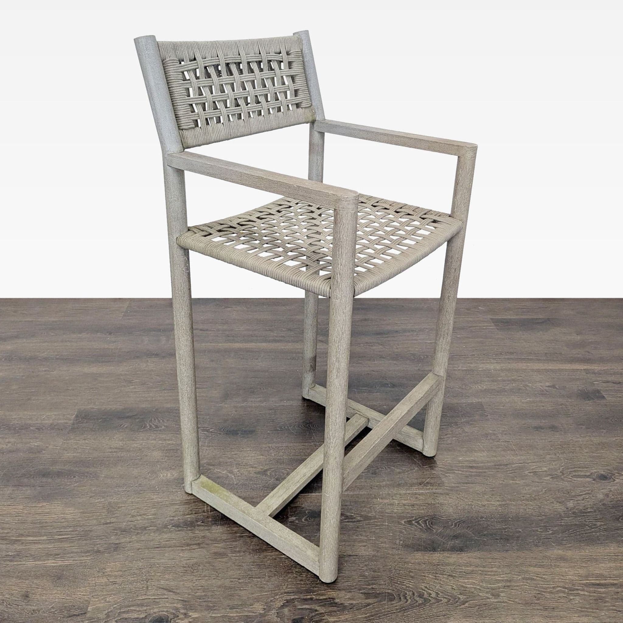 Restoration Hardware Bondi Teak Counter Stool - Thumbnail 2