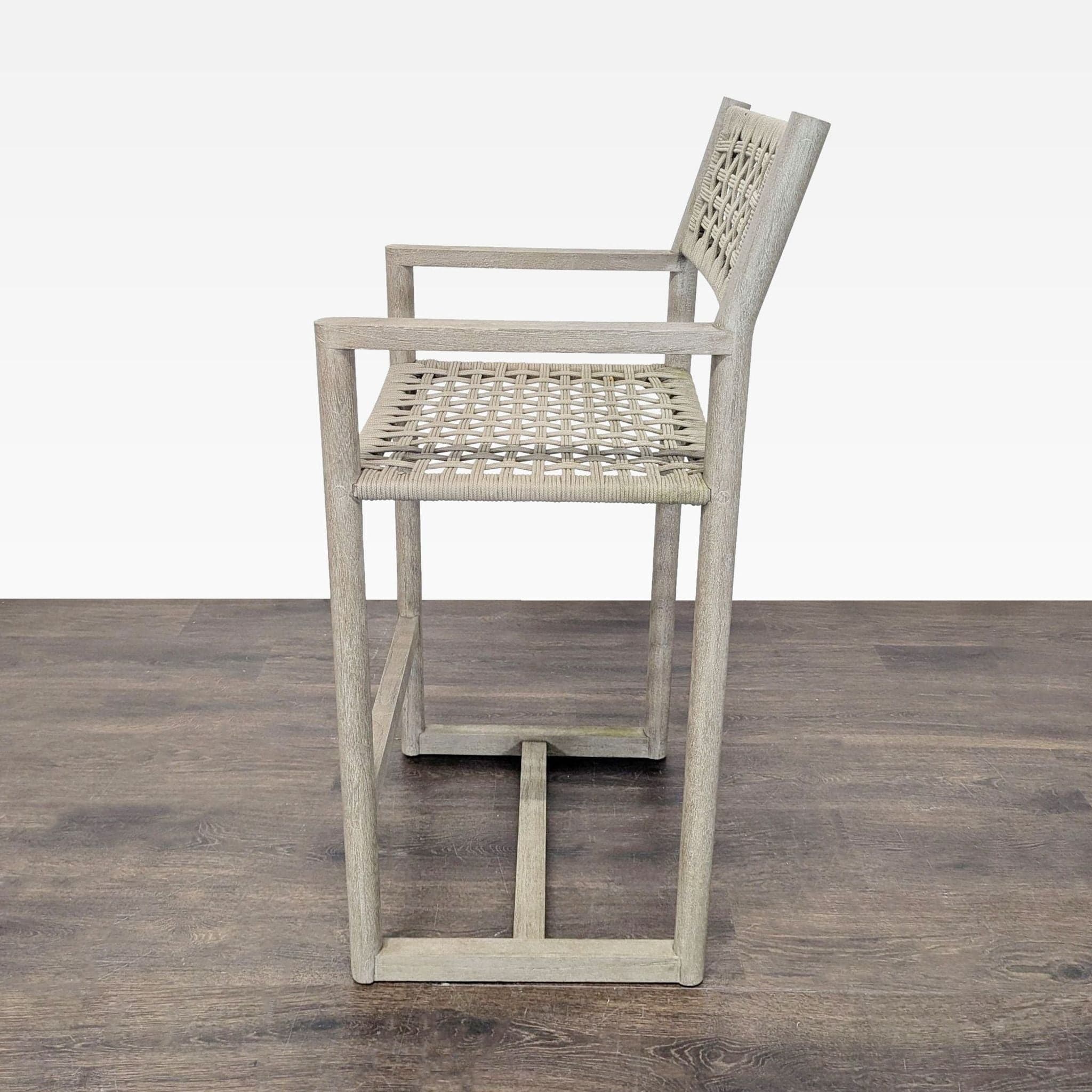 Restoration Hardware Bondi Teak Counter Stool - Thumbnail 6