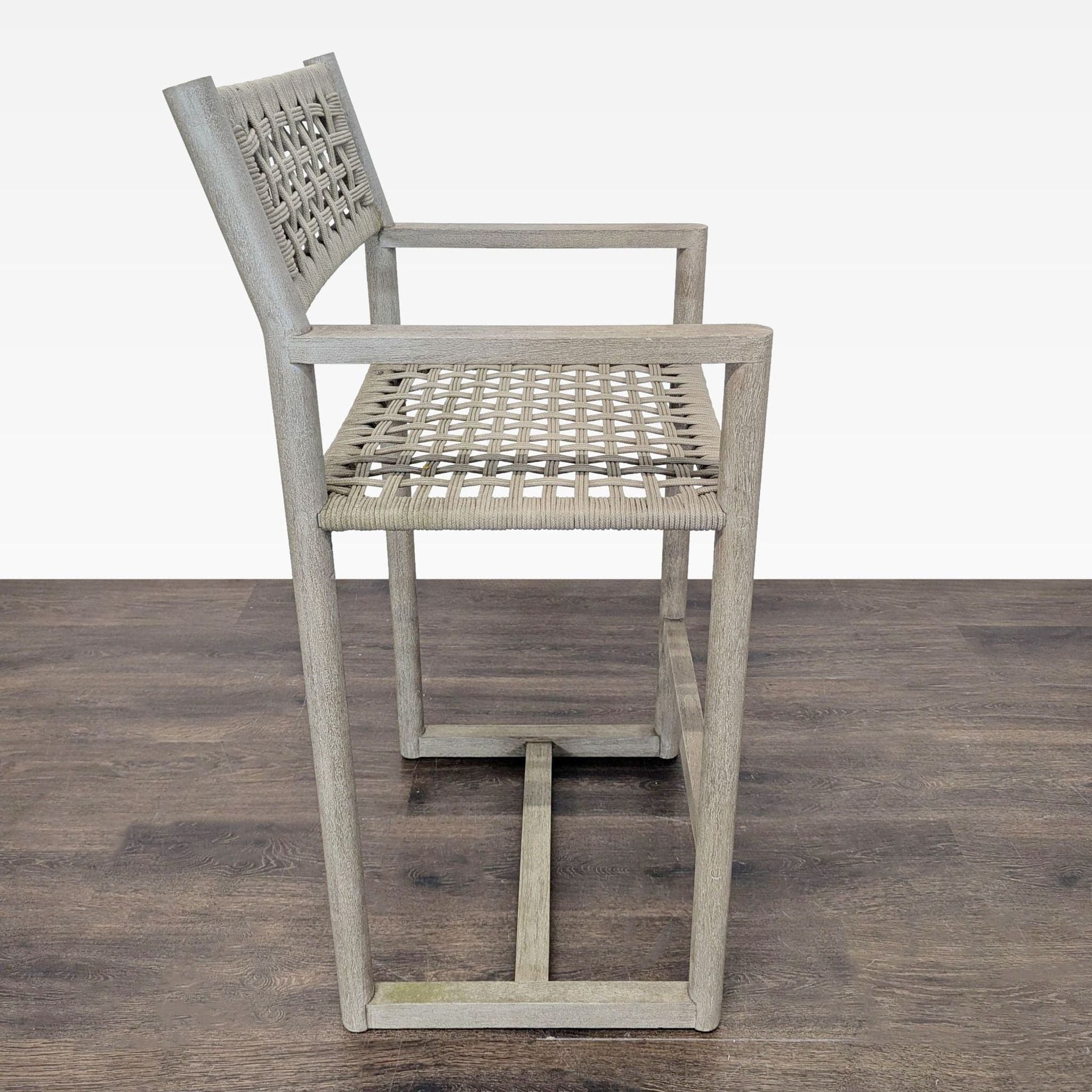 Restoration Hardware Bondi Teak Counter Stool - Thumbnail 5