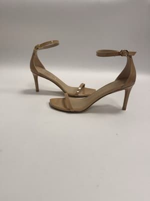 $495 Stuart Weitzman Women Beige Disco Platform Ankle Strap Heel Pumps Shoes 5 - Thumbnail 2