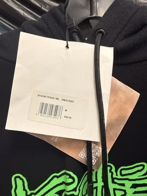 Koche Black Men’s Hoodie MSRP $360 Size Medium Brand New - Thumbnail 2