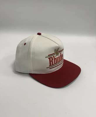RHUDE EAGLE LOGO HAT-CREAM/RED SNAPBACK-OS-MSRP $350-NEW WITH TAGS - Thumbnail 4