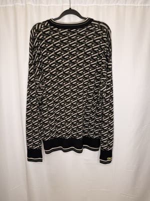 Versace Men’s Monogram Cotton Crewneck Size 50 MSRP $440 - Thumbnail 3