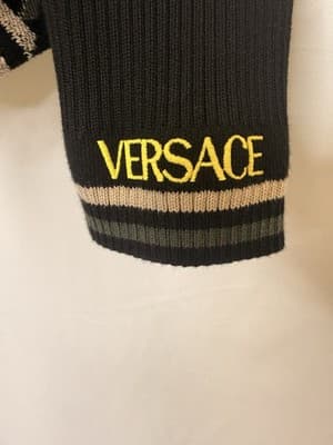 Versace Men’s Monogram Cotton Crewneck Size 50 MSRP $440 - Thumbnail 4