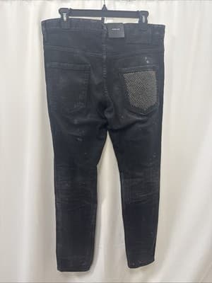 DSQUARED2 Black Ripped Jeans Size 48 MSRP $1270 - Thumbnail 3