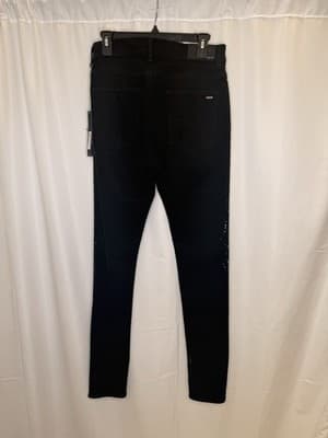 Amiri Crystal Painter Jeans Overdyed Black Size 33 - Thumbnail 2
