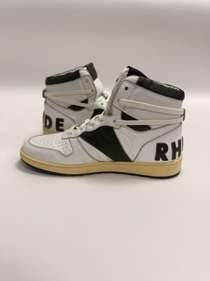RHUDE Men's Rhecess High Top Sneakers White Size 8 - Thumbnail 3