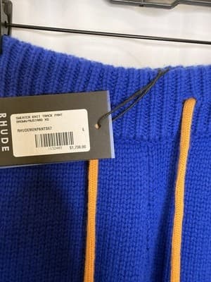 Rhude Men’s Pants Knit $1738 Size L - Thumbnail 3