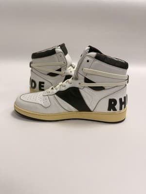RHUDE Men's Rhecess High Top Sneakers White Size 8 - Thumbnail 5