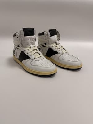 RHUDE Men's Rhecess High Top Sneakers White Size 8 - Thumbnail 2