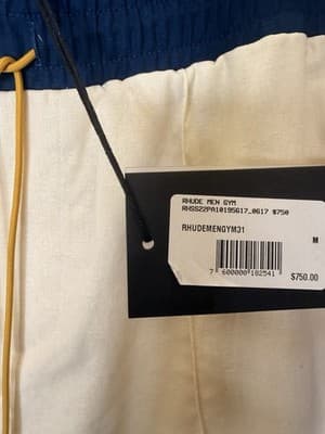 Rhude Men’s Pants Brand New MSRP $750 Size Medium - Thumbnail 3
