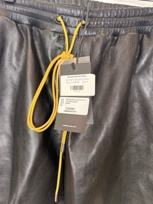 RHUDE Men’s Shorts Leather Brand New NWT Size L - Thumbnail 3