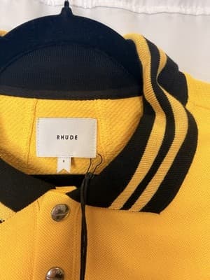 Size Small MSRP $696 Rhude Yellow Jacket For Men Brand New - Thumbnail 3