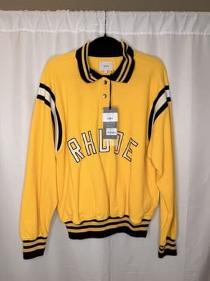 Size Small MSRP $696 Rhude Yellow Jacket For Men Brand New - Thumbnail 5