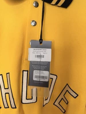 Size Small MSRP $696 Rhude Yellow Jacket For Men Brand New - Thumbnail 4