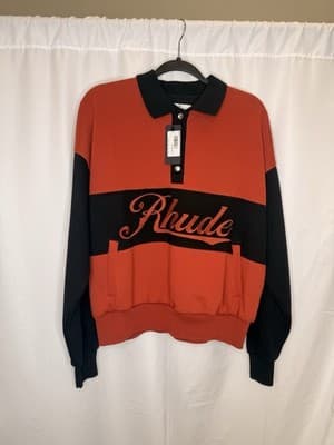 Rhude Men’s Red Collared Shirt Size Medium MSRP $1795 Brand New - Thumbnail 4
