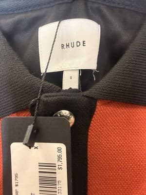 Rhude Men’s Red Collared Shirt Size S MSRP $1795 Brand New - Thumbnail 3