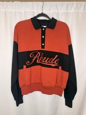Rhude Men’s Red Collared Shirt Size S MSRP $1795 Brand New - Thumbnail 2