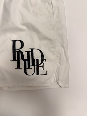 RHUDE Shorts Men’s White/Black Shorts Size XL - Thumbnail 5