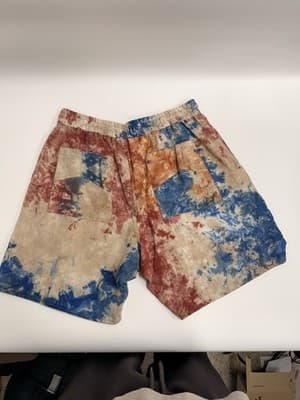 RHUDE Shorts Colorful Paint Pattern Casual Shorts Summer Size XL - Thumbnail 2