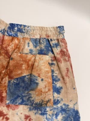 RHUDE Shorts Colorful Paint Pattern Casual Shorts Summer Size XL - Thumbnail 3