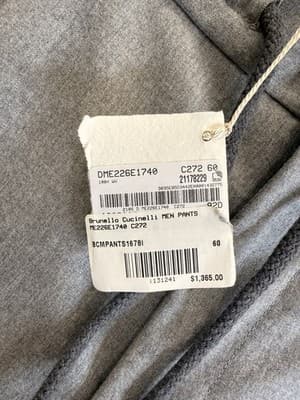 Brunello Cucinelli Men’s Pants Size 60 MSRP $1365 - Thumbnail 3